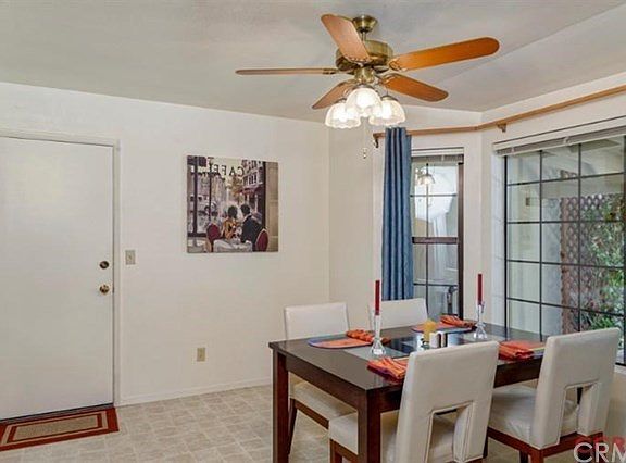 The breakfast nook is located within the kitchen.