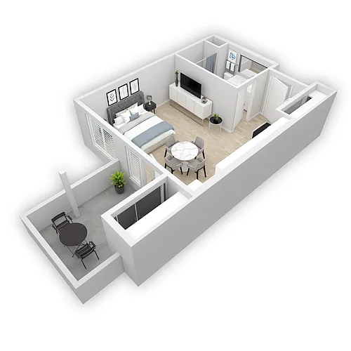 Floor plan Studio
