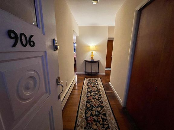 Front Door Foyer with large coat closet