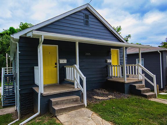 Exterior of property, newly painted and remodeled