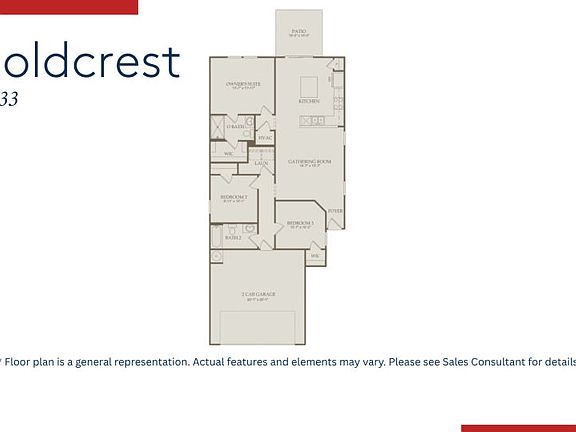 Floorplan Map Lot 1033