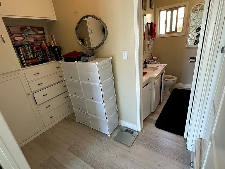 Dressing Area built-in Dresser and storage