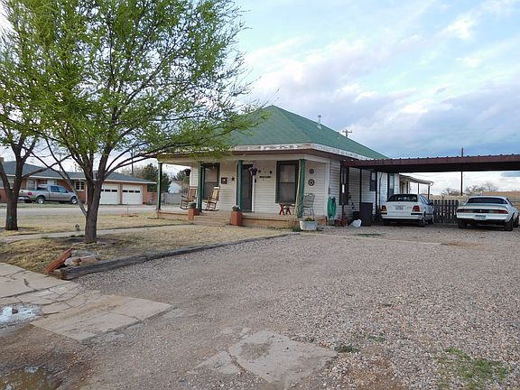 Side view with 2 car carport