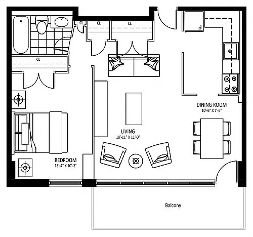 Floor plan 1206