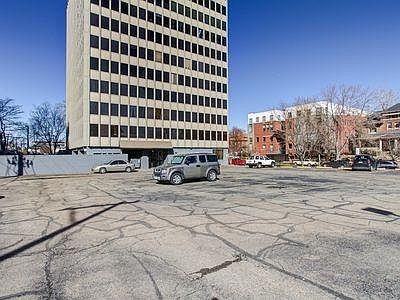 Above ground parking lot.