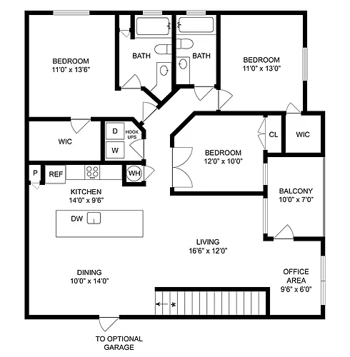 Floor plan Tulip