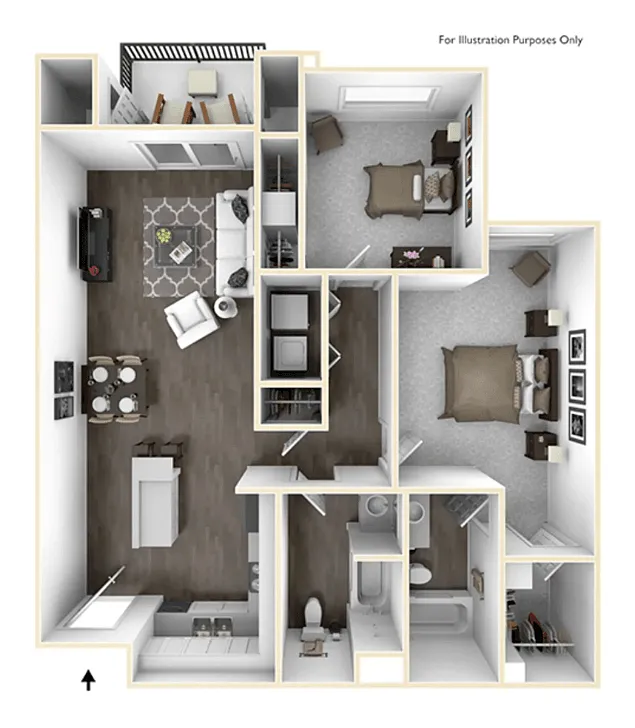Floor plan 2X2