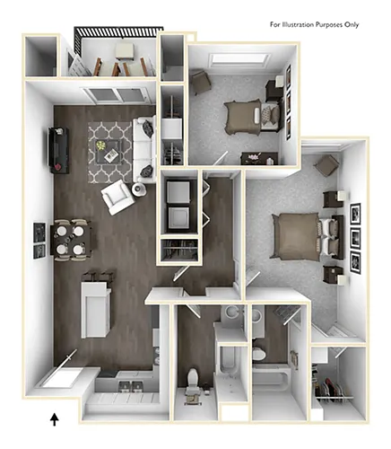 Floor plan 2X2