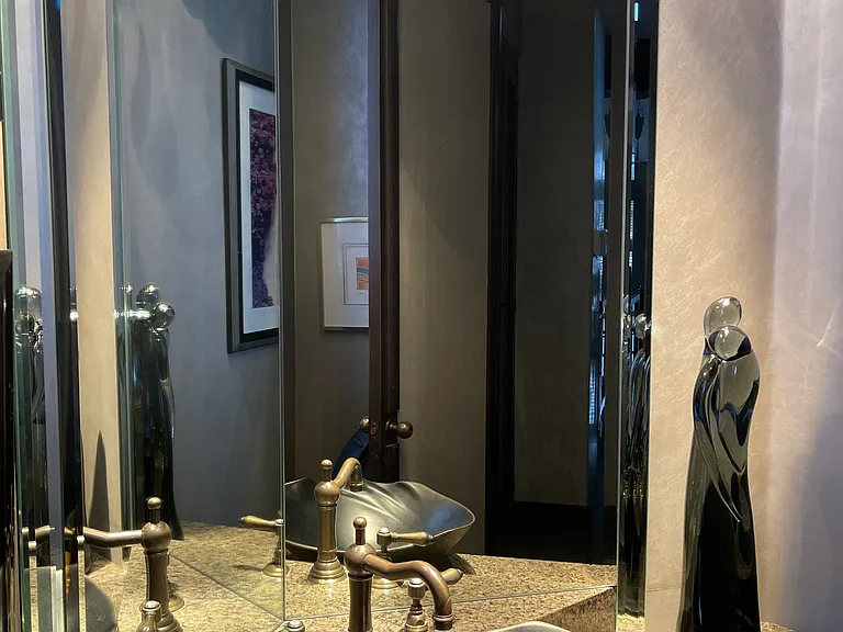 Powder bronze sink