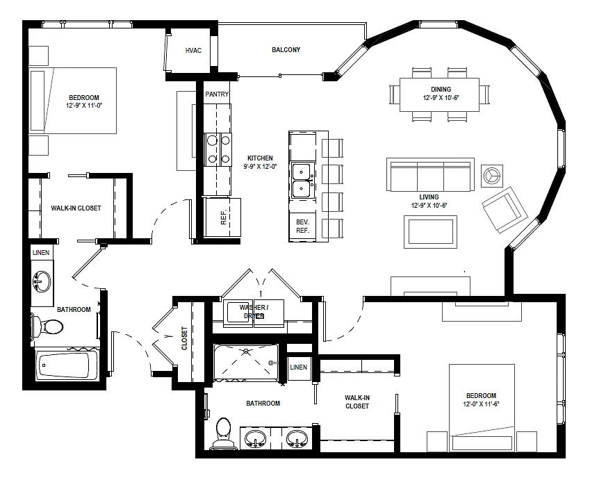 Floor plan Silhouette
