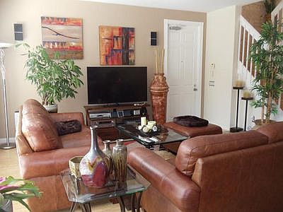 Sunny living room.