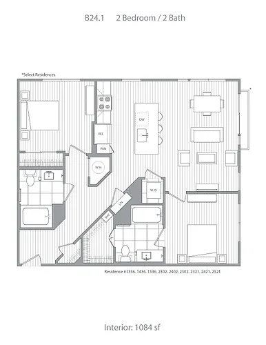 Floor plan 2B