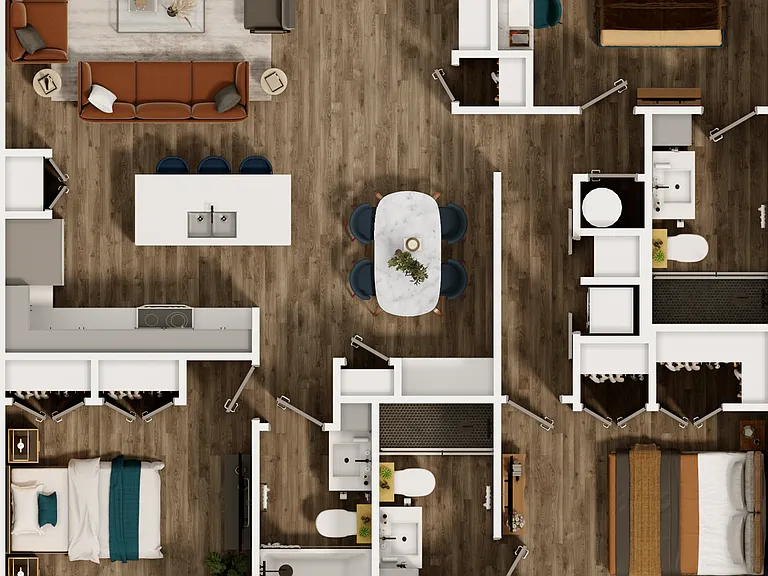 Three bedroom two bathroom Three bedroom two bathroom