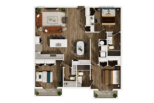 Floor plan Type 3A