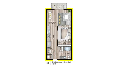 Floor plan S1