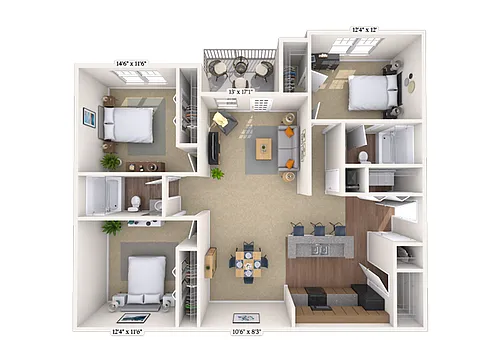 Floor plan Cambridge