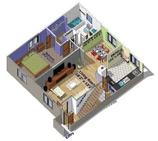 Floor plan 1 Bedroom