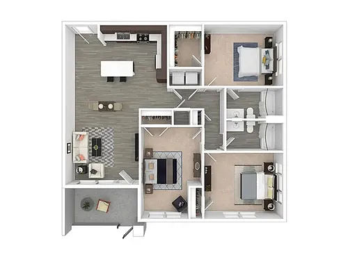 Floor plan 3X2-1372