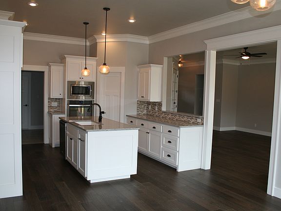 Kitchen and living area
