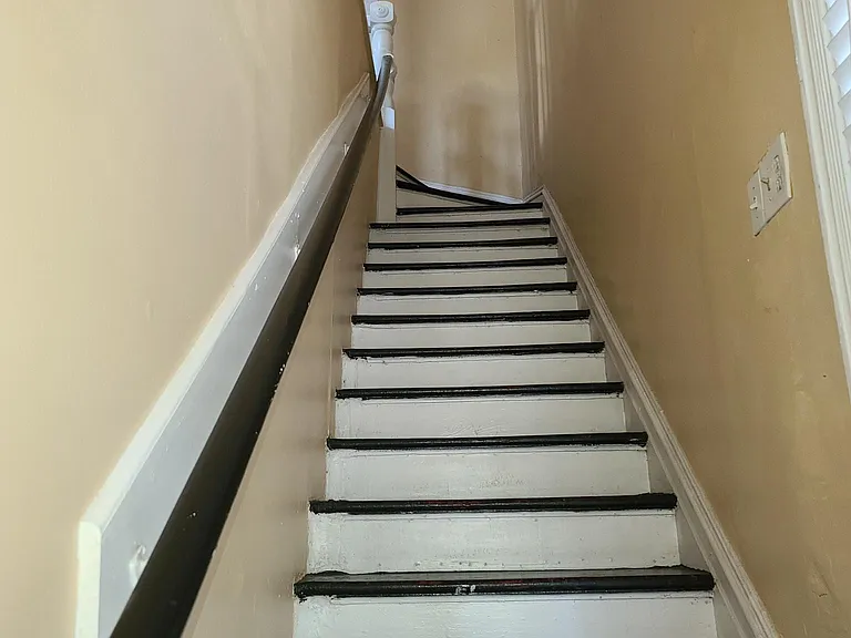 Entry stairs from front door.