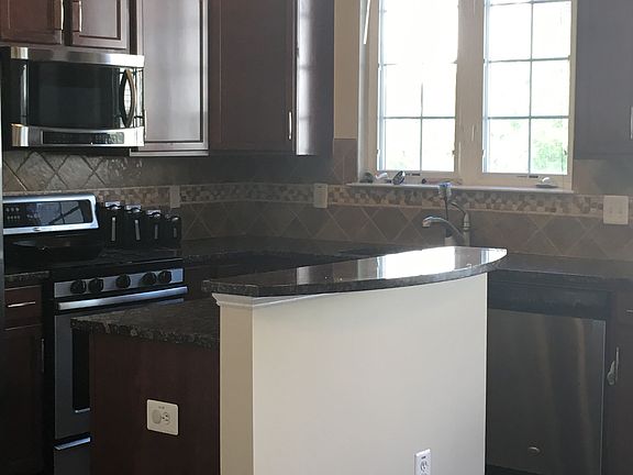 Granite counters and island