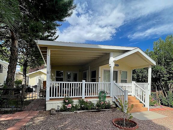 Front deck and landscape