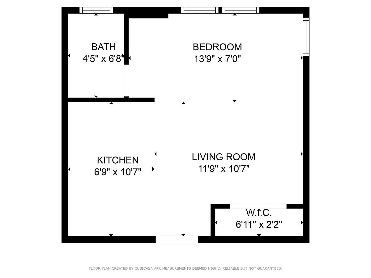 Floor plan Studio 510
