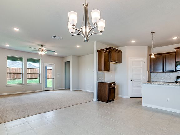 Spacious dining area