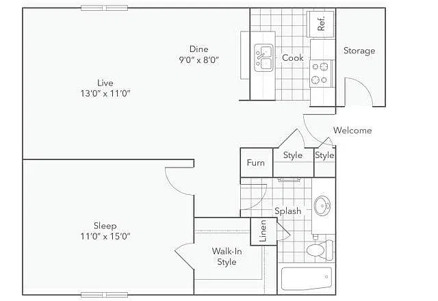 Floor plan A2