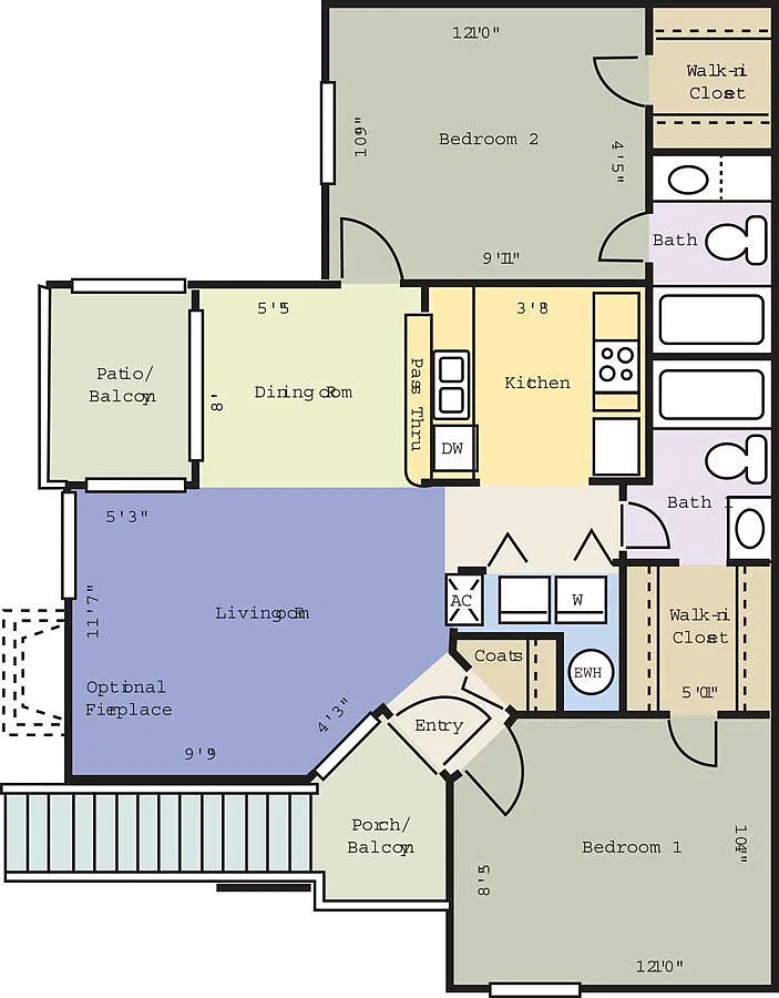 Floor plan Green Heron