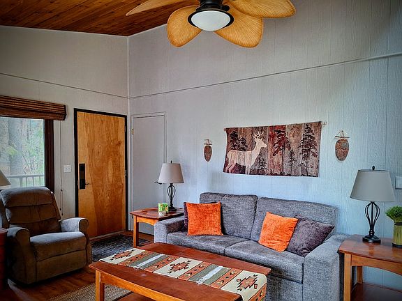 Entry door recliner, sofa