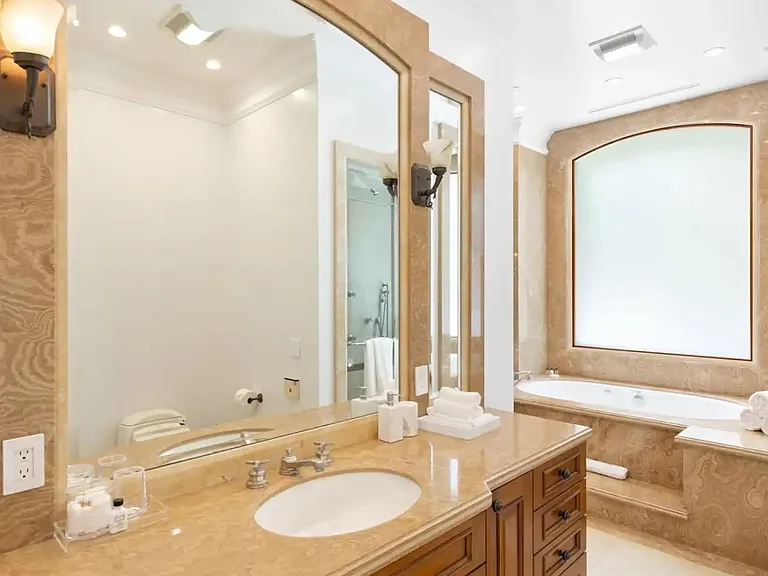 1 of 2 primary vanities
