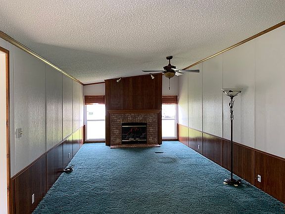 Gas fireplace in family room