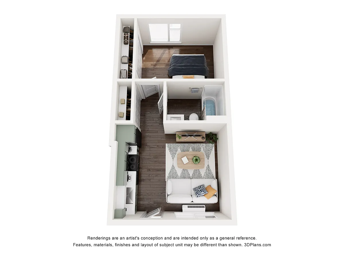Floor plan 1 Bedroom