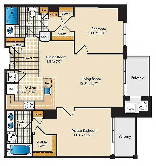 Floor plan Venezia