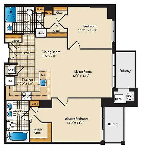 Floor plan Venezia