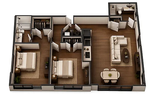 Floor plan The Zoey