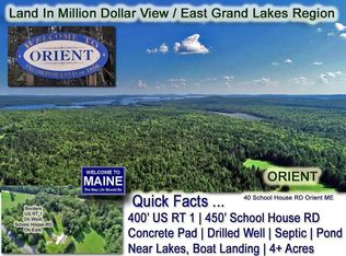 40 School House Rd, Orient, ME 04471