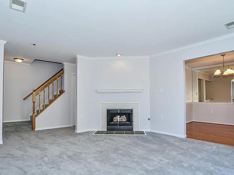 Living Room and Fireplace