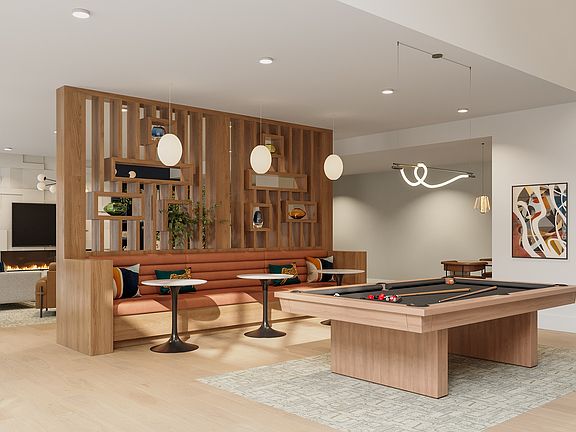Clubroom with Billiards Table