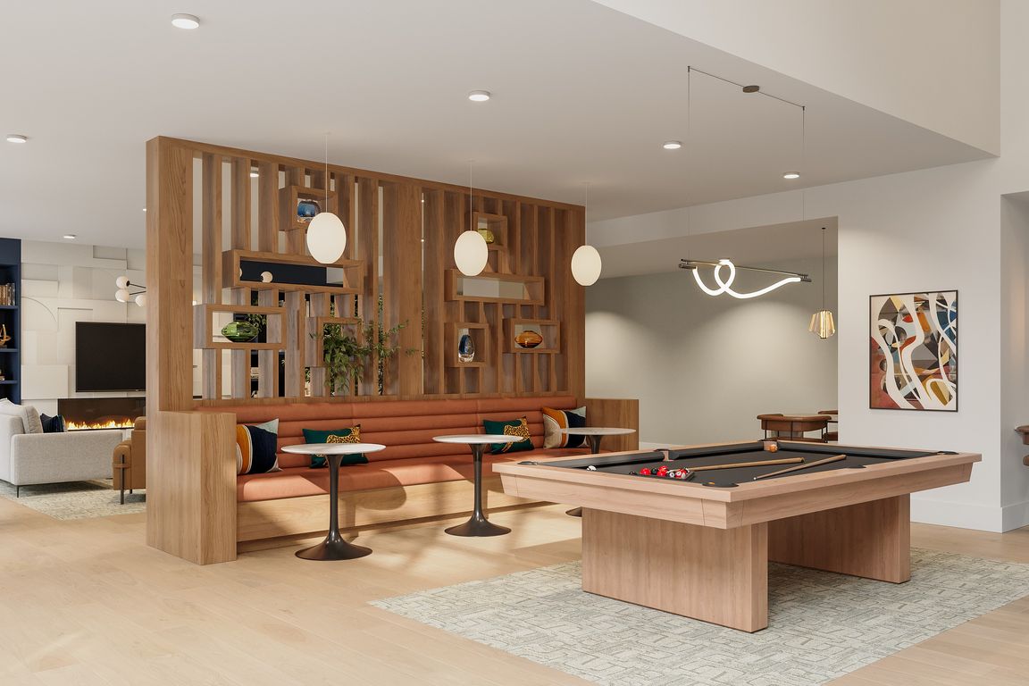 Clubroom with Billiards Table