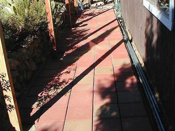 Front Path to Guest Room