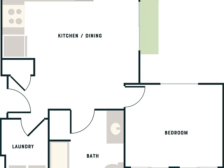 TRSW - 1 Bed, 1 Bath - Apt A TRSW - 1 Bed, 1 Bath - Apt A