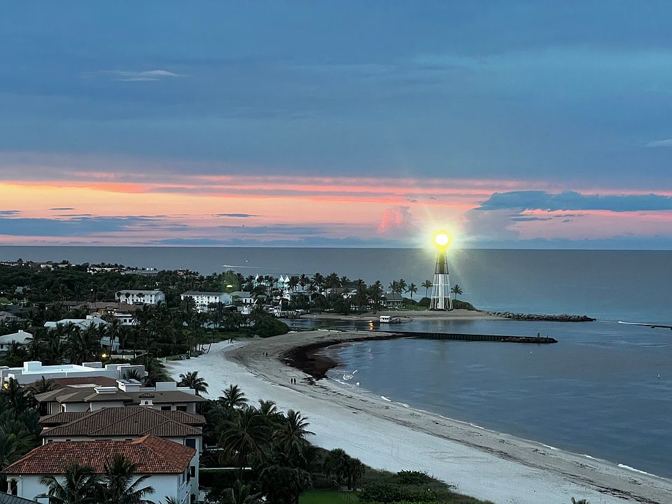 Sunset from the balcony.