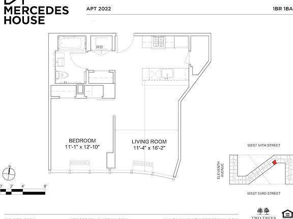 2nd image of 550 W 54th St APT 2022