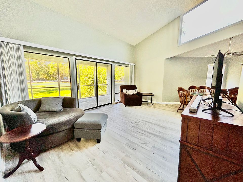 Living Room with New LVP Flooring