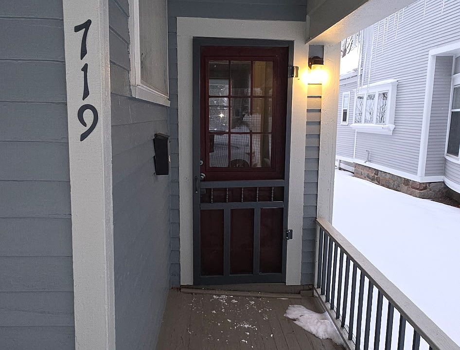 Front door.