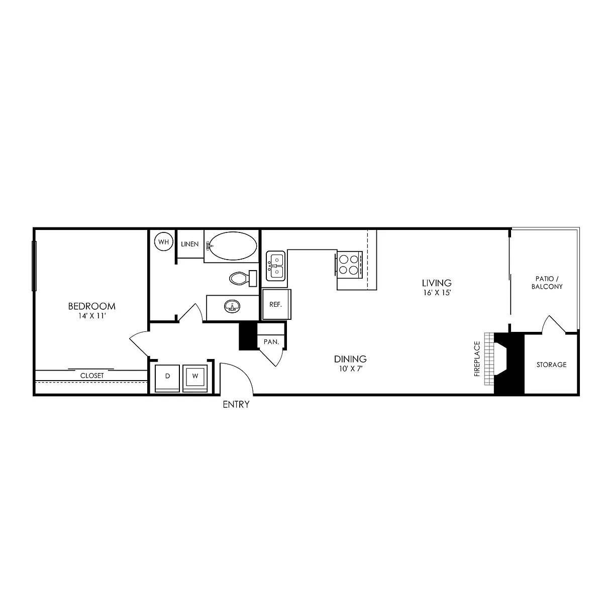 Floor plan A6 Classic