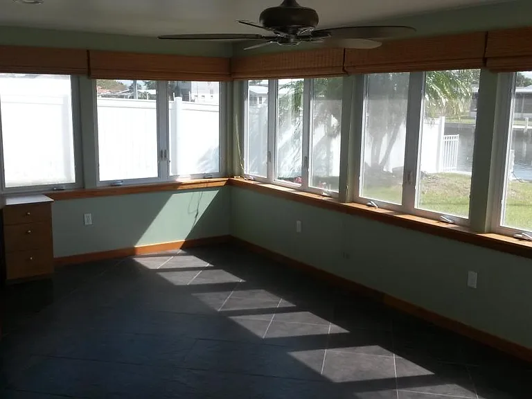 Back room of living space