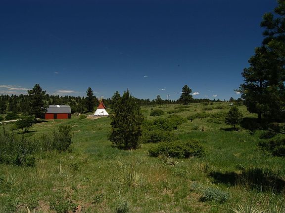 Above the house looking towards barn